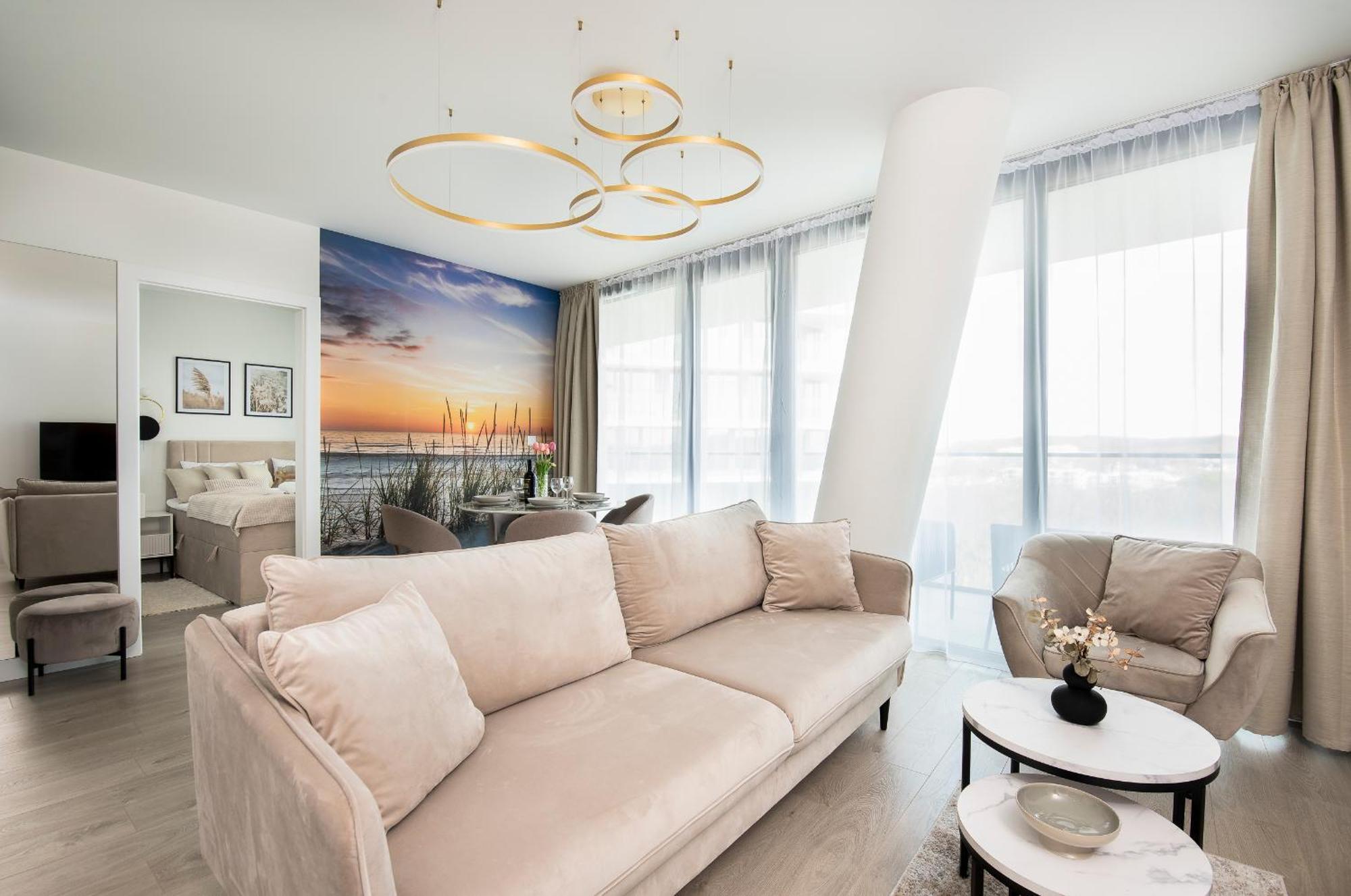 شقة Wave Panorama 8Th Floor Sea View مينززدرويه المظهر الخارجي الصورة