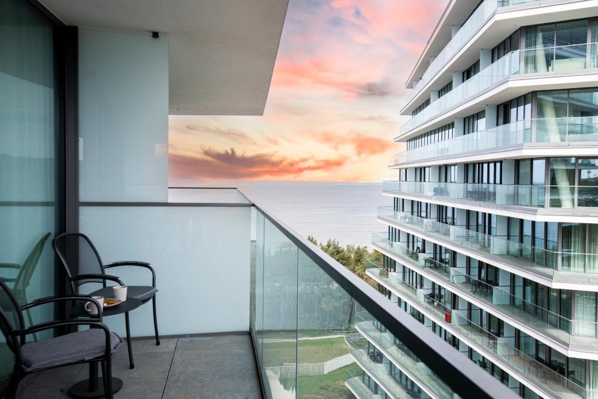 شقة Wave Panorama 8Th Floor Sea View مينززدرويه المظهر الخارجي الصورة