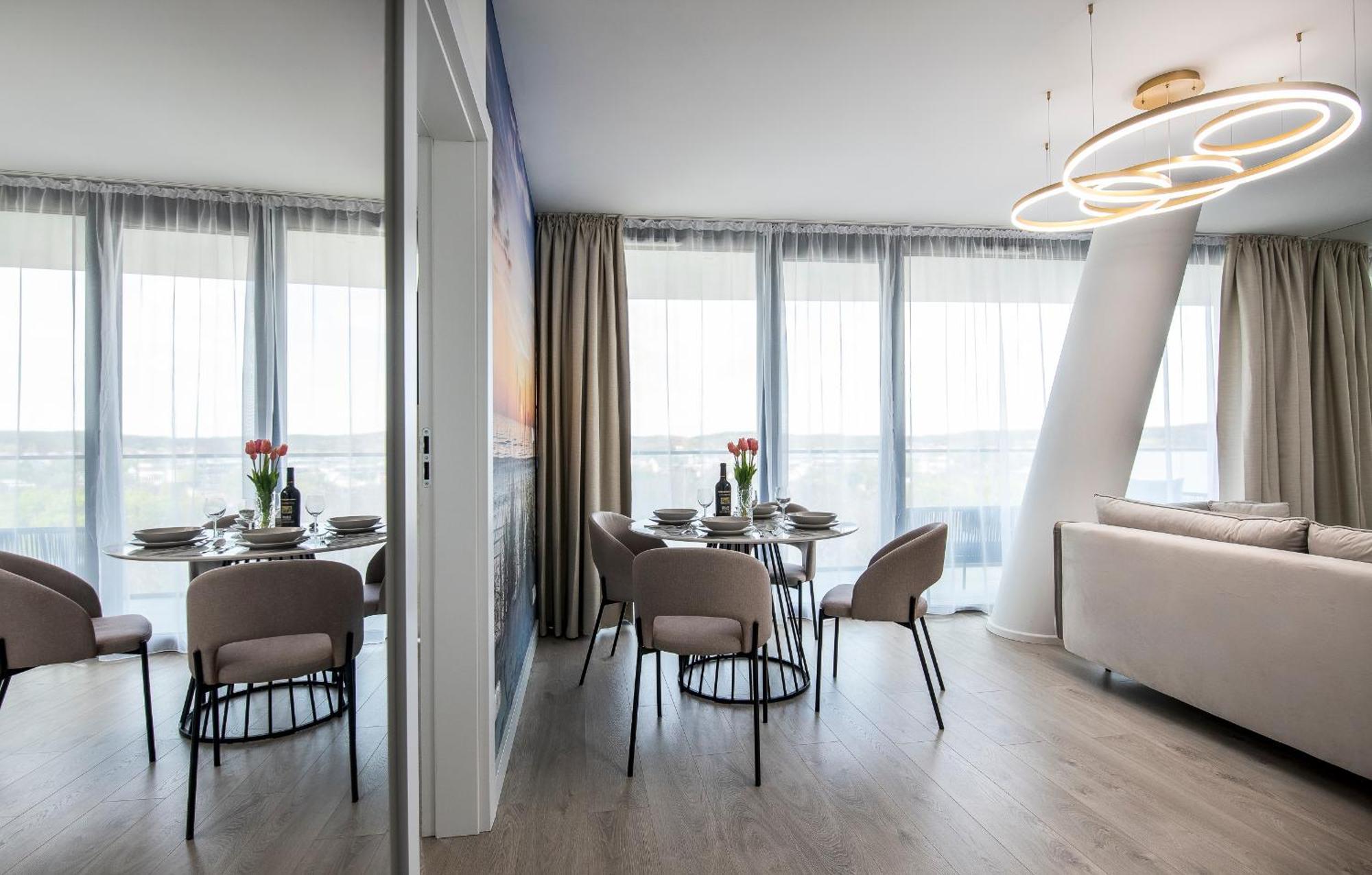 شقة Wave Panorama 8Th Floor Sea View مينززدرويه المظهر الخارجي الصورة